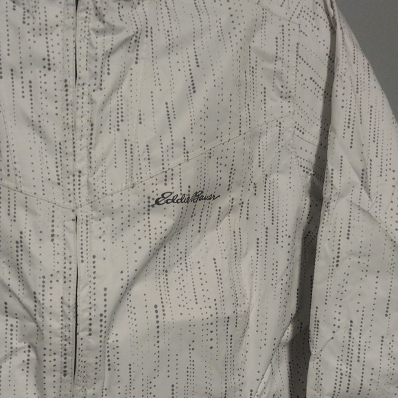 Eddie Bauer white wind breaker size M - Picture 2 of 3
